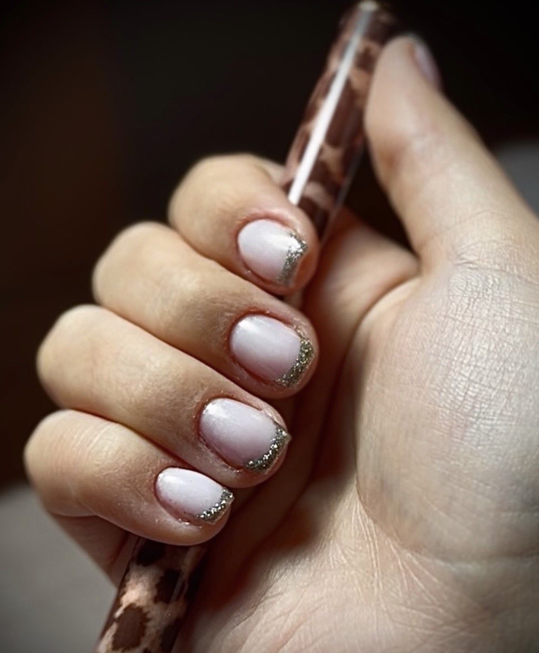 French gold glitter